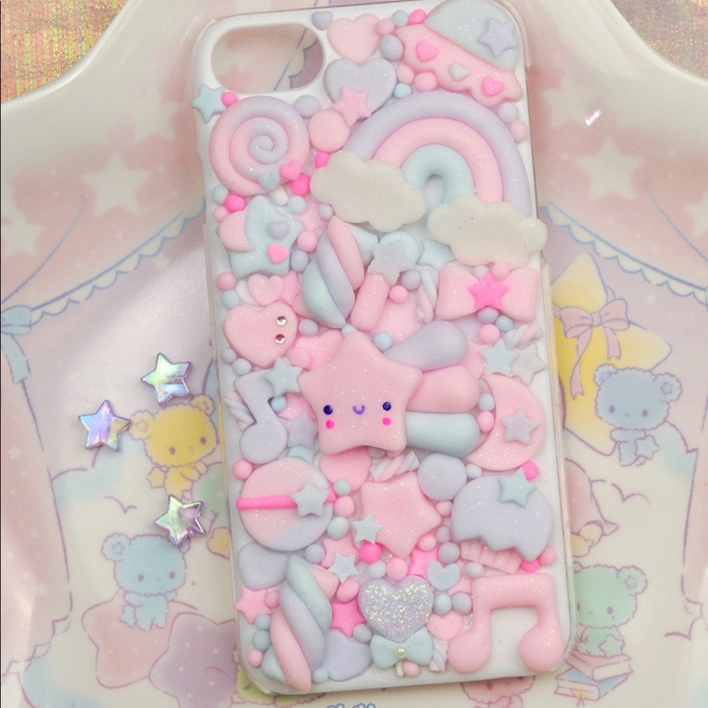 Brand New Handmade Kawaii Decoden Case for IPhone 13